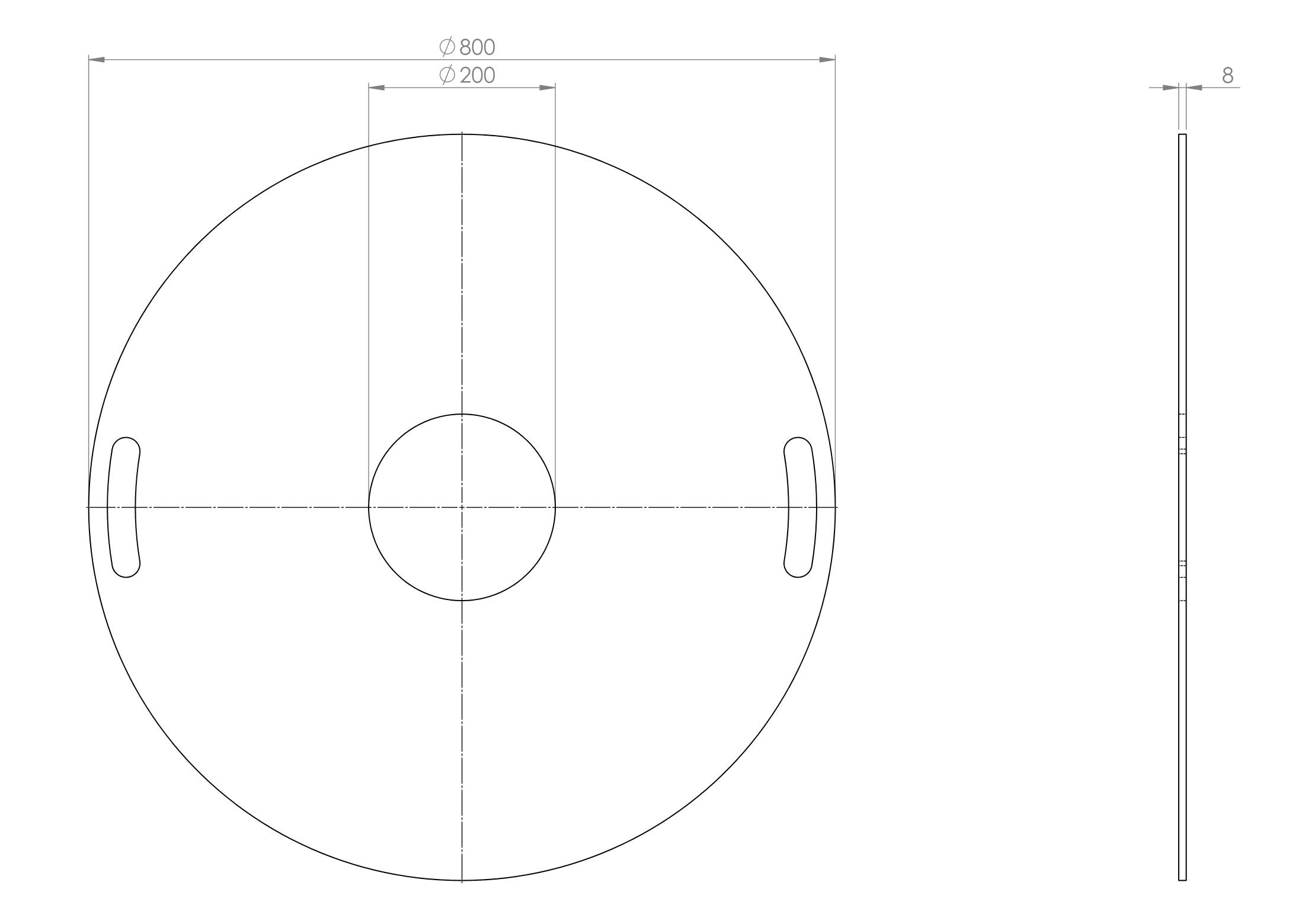 Grillplatte für Feuerschale 